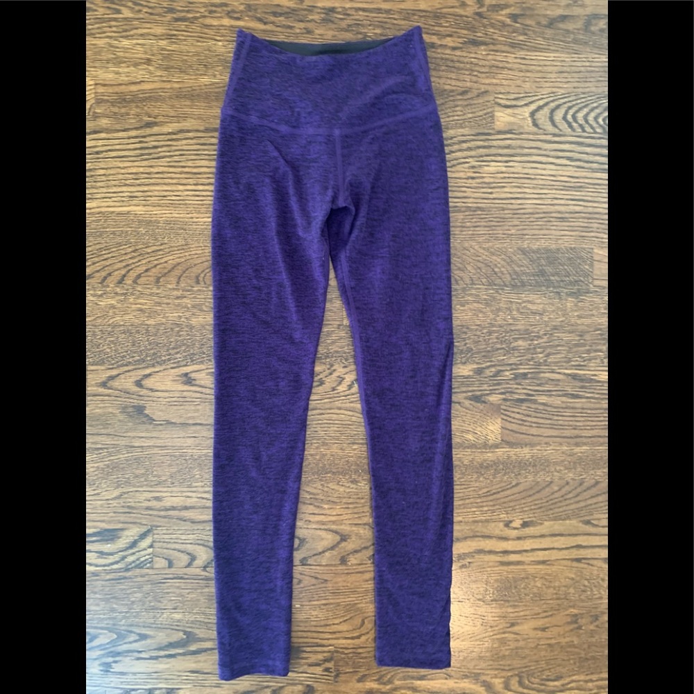 Beyond yoga purple high waist ankle leggings